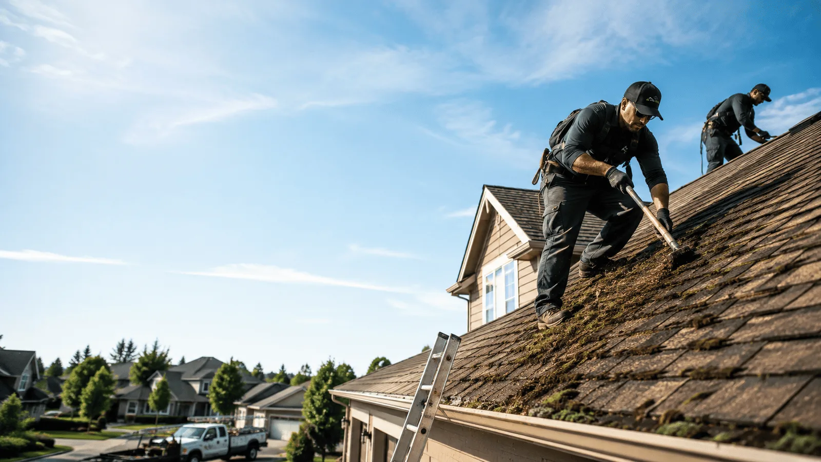 Roof Moss Removal in Bradley, OK near me
